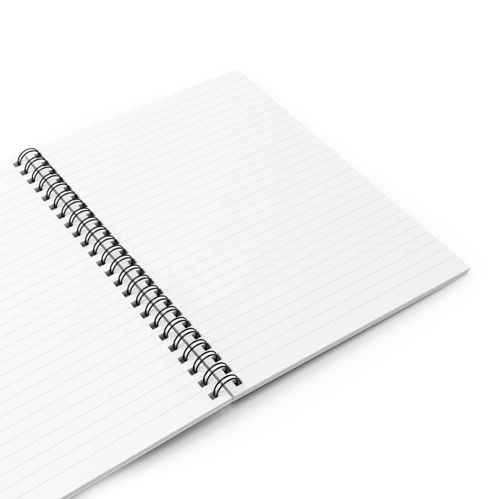 Black Spiral Notebook - Crowned By Glory
