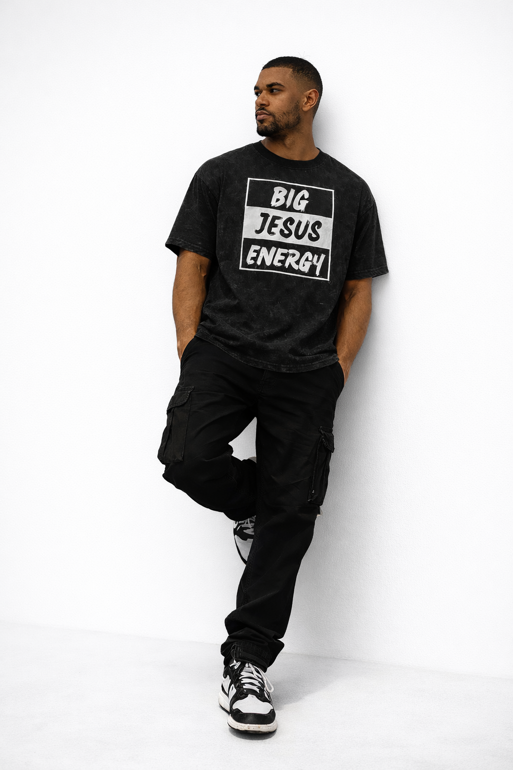 Big Jesus Energy T-Shirt | Christian Streetwear Faith Apparel