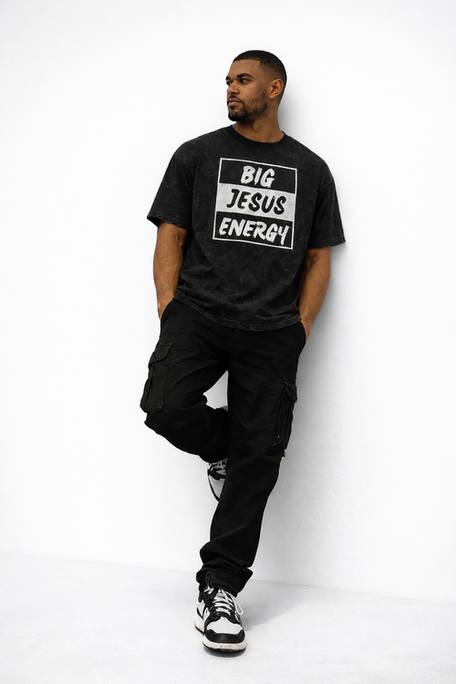 Big Jesus Energy T-Shirt | Christian Streetwear Faith Apparel